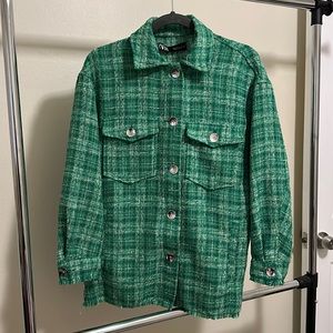 Zara green overshirt